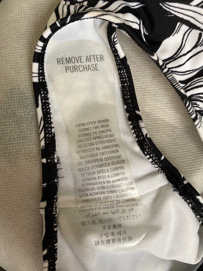 Hollister palm leaves printed bikini bottom, Women's Fashion