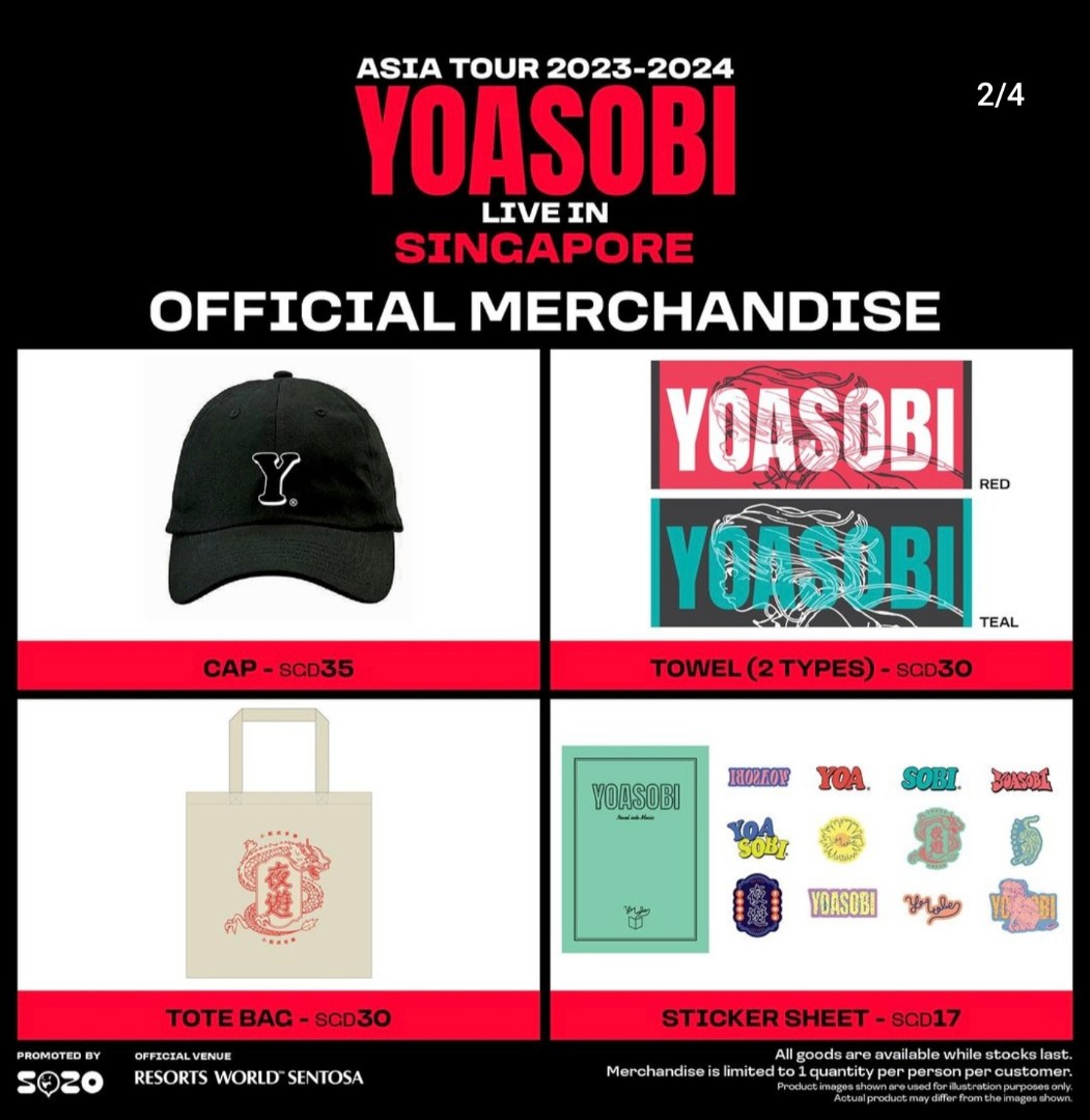 (HTB)Yoasobi concerts merchandise, Hobbies & Toys, Memorabilia