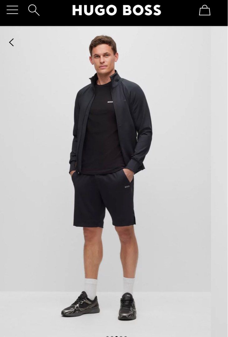 hugo boss stretch cotton t shirt