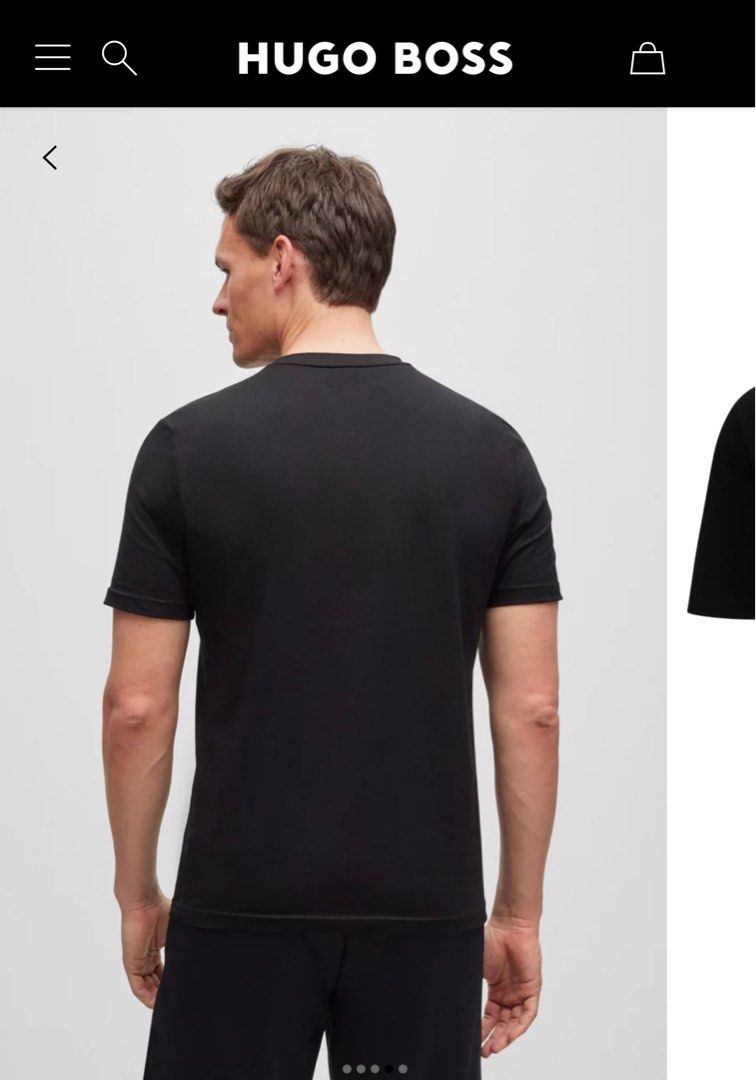 hugo boss stretch cotton t shirt