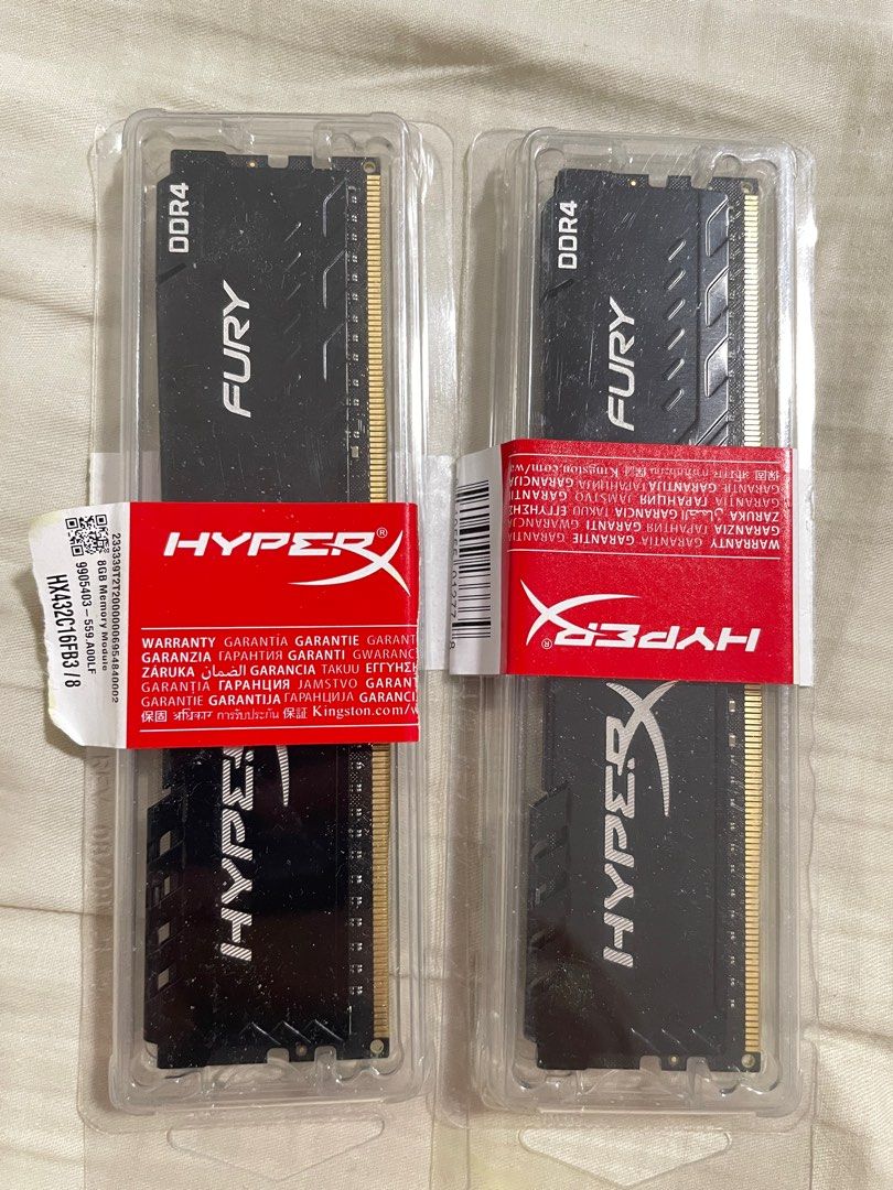 Hyper X fury DDR4 3200 8Gb Computers Tech Parts Accessories