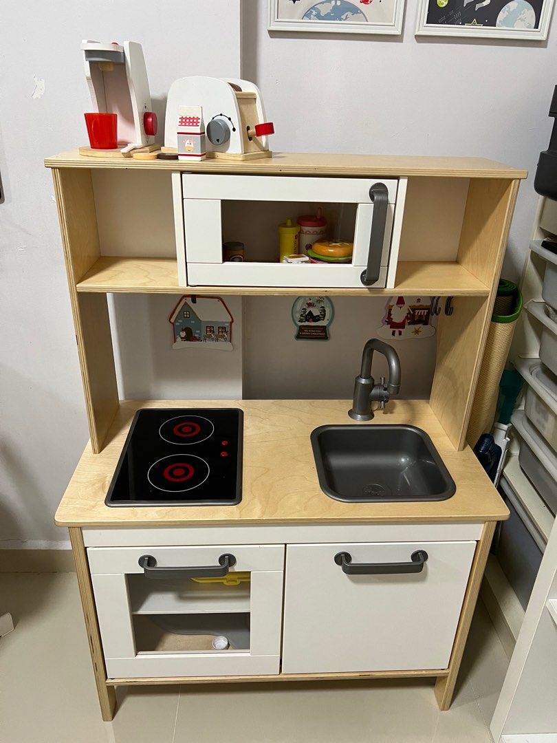 Ikea Kids Kitchen with pretend foods and accessories, Babies & Kids ...
