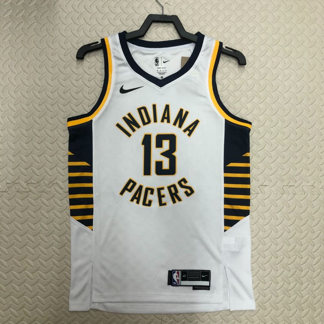 Indiana Pacer NBA Baksetball Jersey Men s Fashion Activewear on