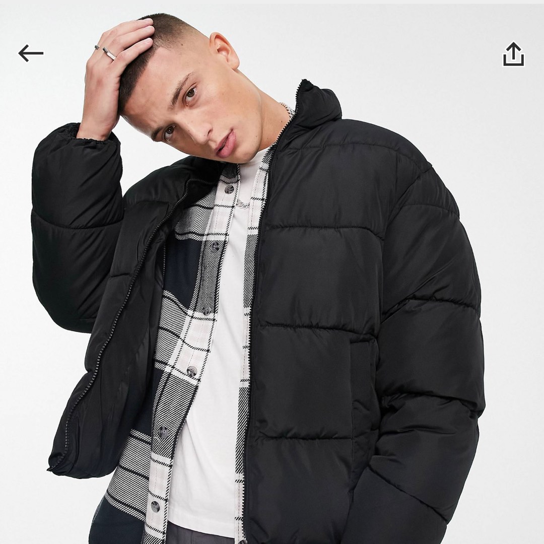 Mens jack and hotsell jones puffer jacket