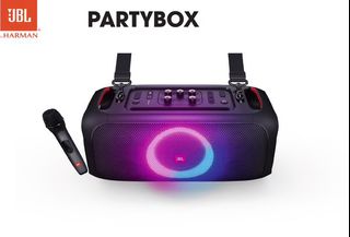 JBL PartyBox On The Go OTG w/ Wireless Mic Portable Speaker