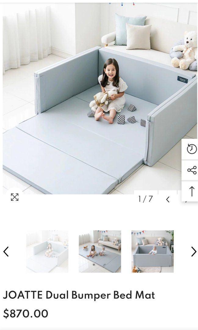 Bumper floor mat baby on sale