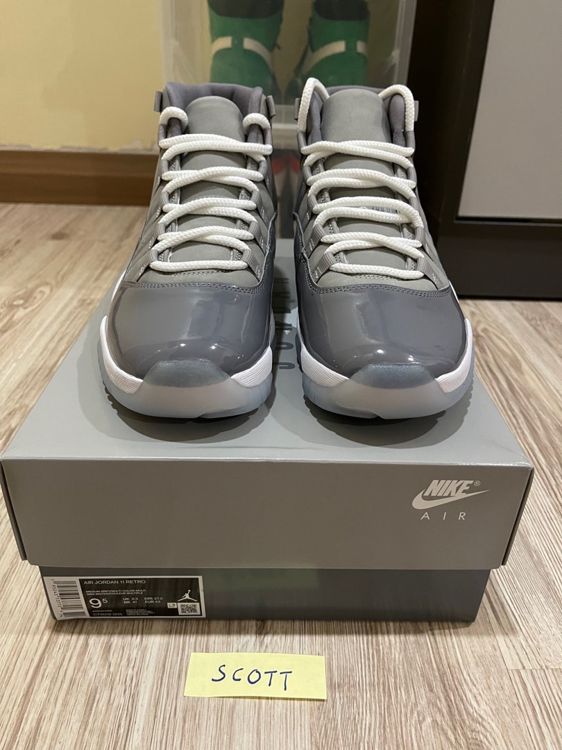 Jordan 11 deals cool grey high