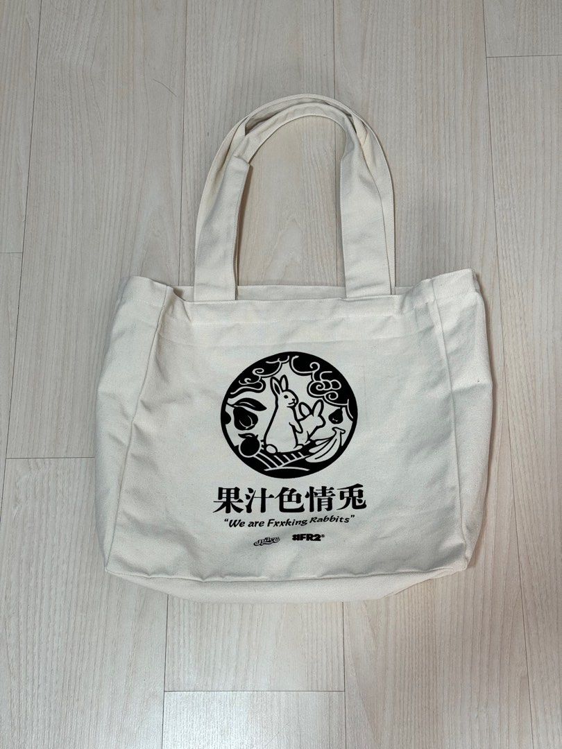 Juice X Fxxking Rabbits Tote Bag Men s Fashion Bags Sling Bags on Carousell