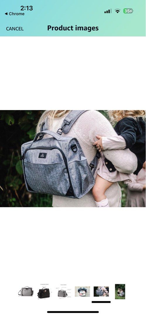 Jujube classic convertible nappy bag graphite best sale