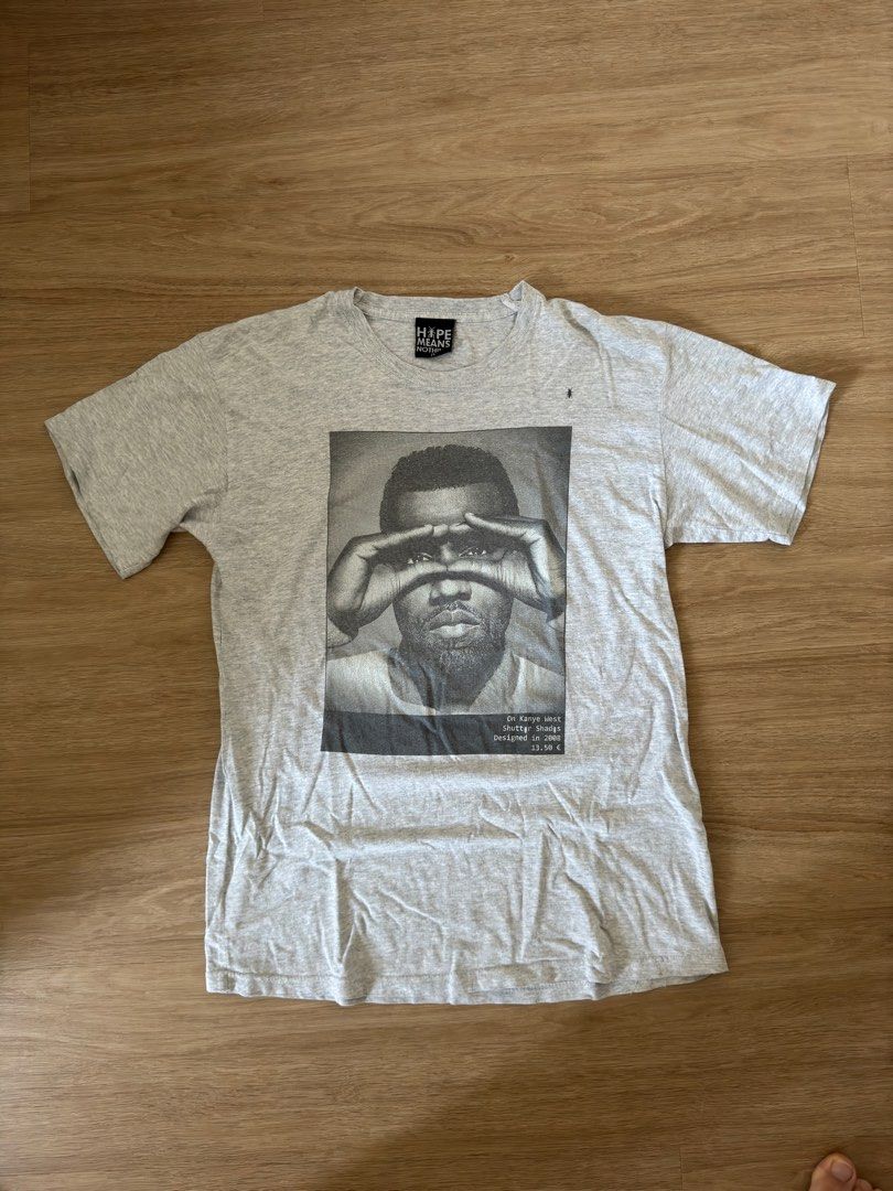 Kanye west x Hype means nothing tee, Men's Fashion, Tops Sets