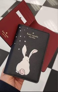 KATE SPADE Bunny passport holder