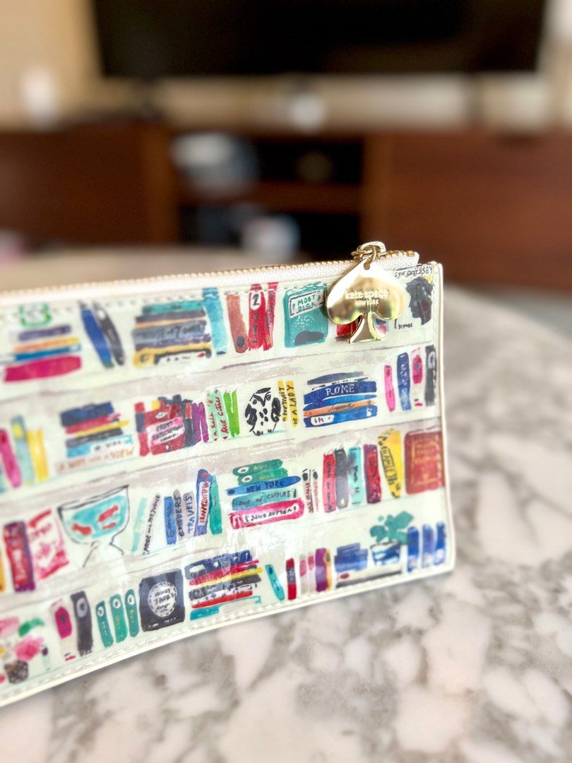 Navy Painted Stripe Pencil Case