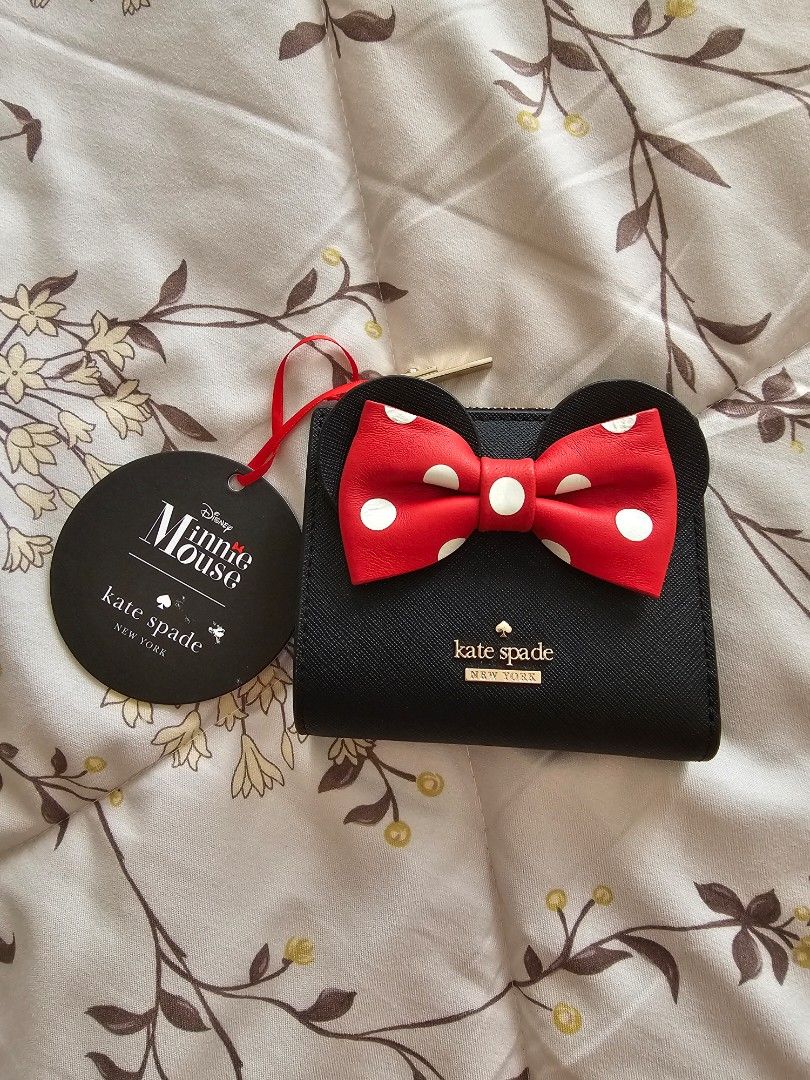 Merch Alert! The Adorable NEW Kate Spade Make-Up Minnie Collection Arrives  in Disney World! | the disney food blog | Bags, Trendy purses, Disney purse
