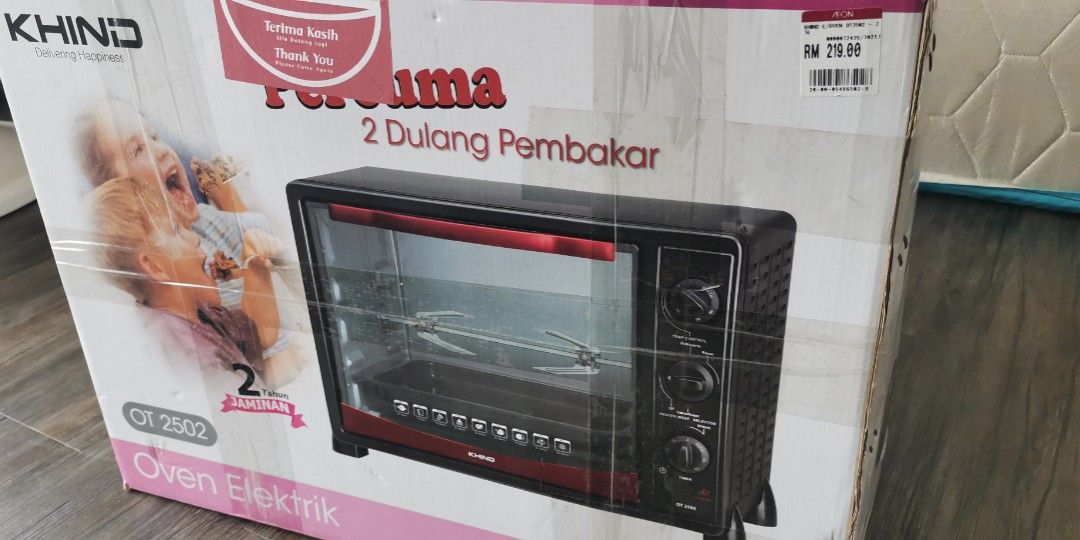 Khind OT 2502 Electric oven, TV & Home Appliances, Kitchen Appliances