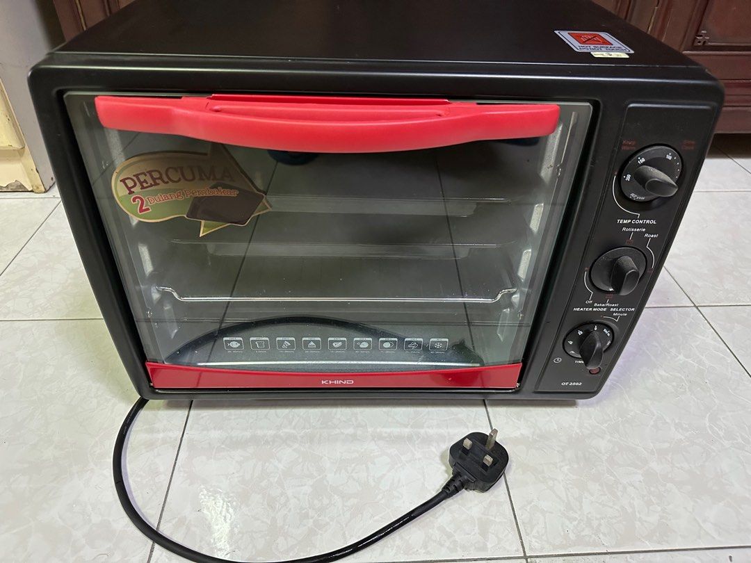 Khind Oven OT2502, 25L, TV & Home Appliances, Kitchen Appliances, Ovens