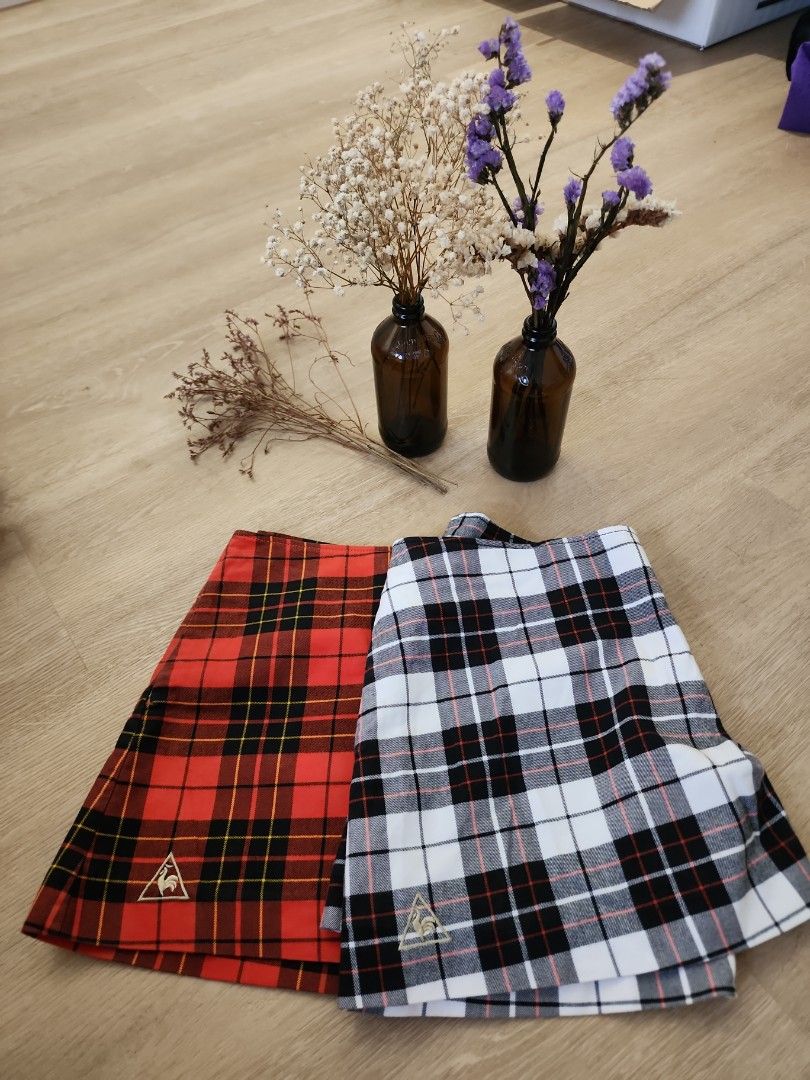 Flannel hotsell golf skirt