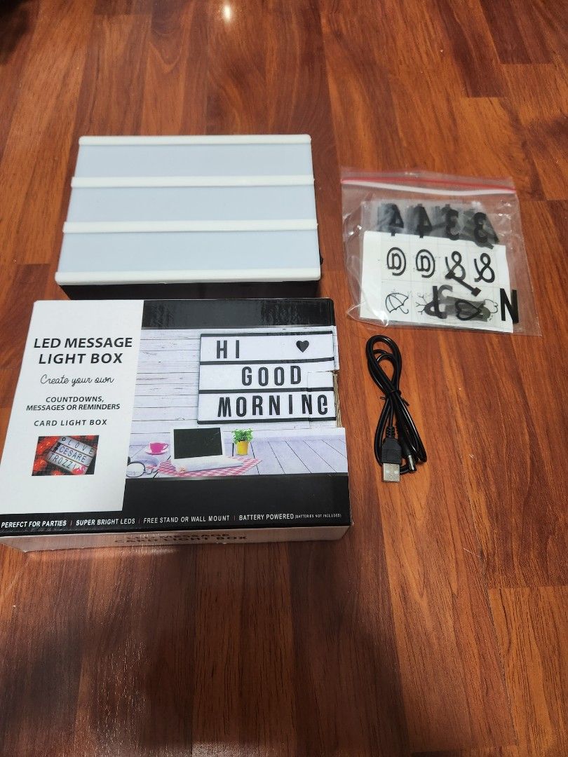 LED MESSAGE LIGHT BOARD (20CM X 15CM)/PORTABLE LED MESSAGE BOARD, Car Accessories, Electronics