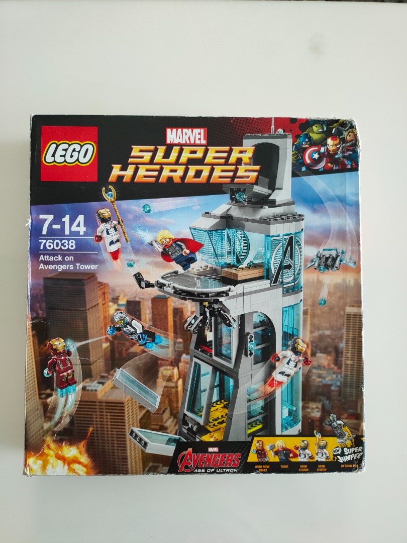 Lego attack shop on avengers tower