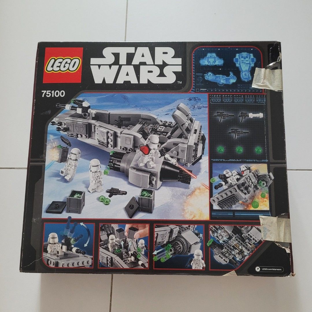 LEGO Star Wars First Order Snowspeeder 75100 Hobbies Toys Toys Games on Carousell