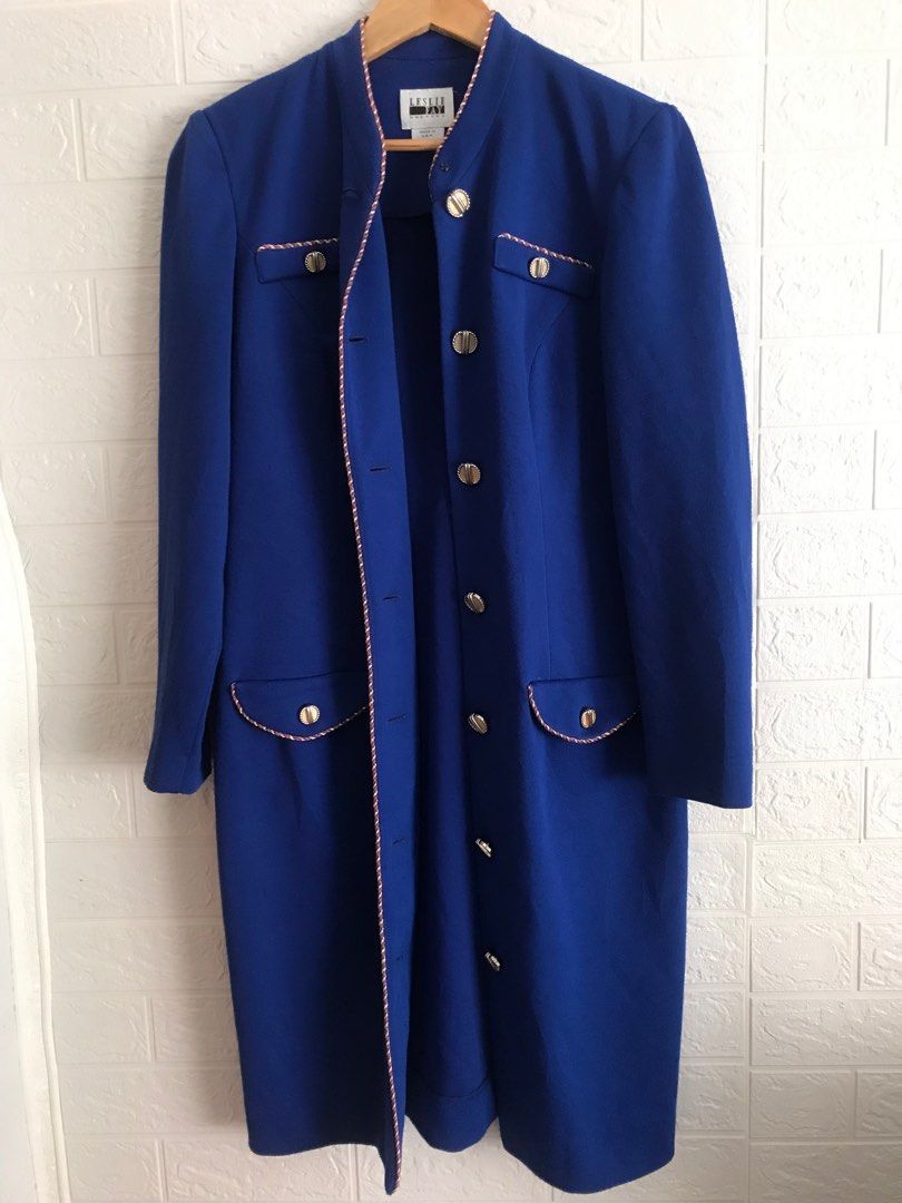 Leslie Fay Blazer Dress Women s Fashion Coats Jackets and