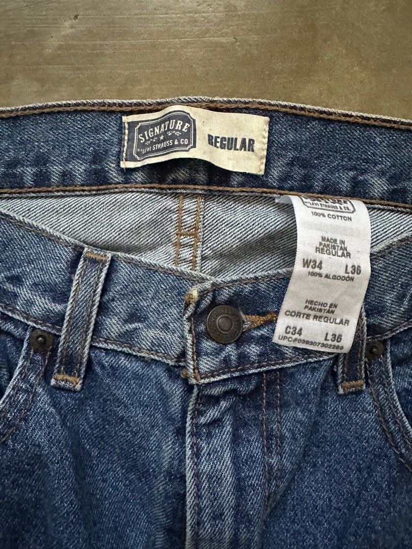 Levi Strauss Signature Jeans Levi s Denim Pants Regular fit Men s