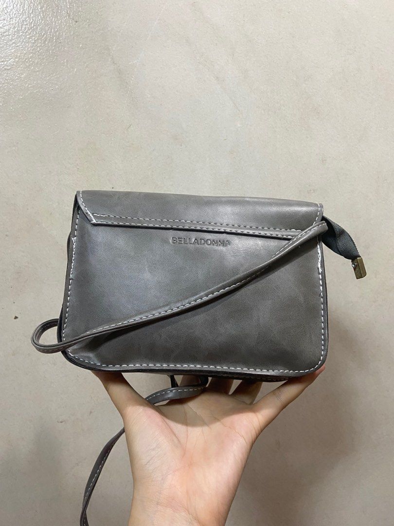 [Like New] Gray Shoulder Bag from Belladonna (Category: Shoulder Bags) located in Antipolo. Submitted by ud_moonlight (Listing ID 1277241656, Image 2). Description: - Bought from SM but never used - Great condition - No scratch or any damage - Cute for kids.