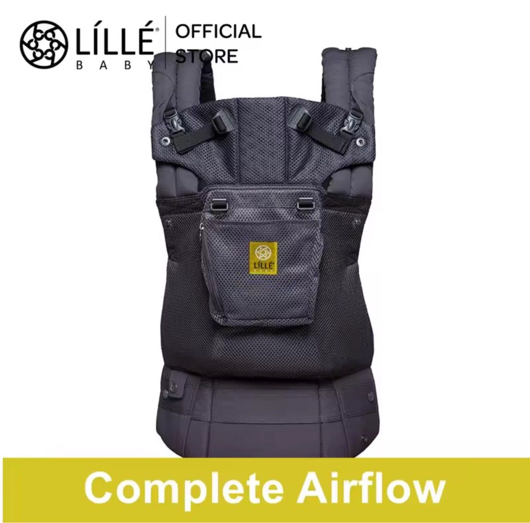 Lille Baby Complete Airflow Six Position Baby Carrier Charcoal
