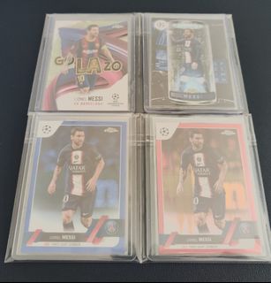 Cristiano Ronaldo & Lionel Messi Flashback Cards, Hobbies & Toys, Toys ...