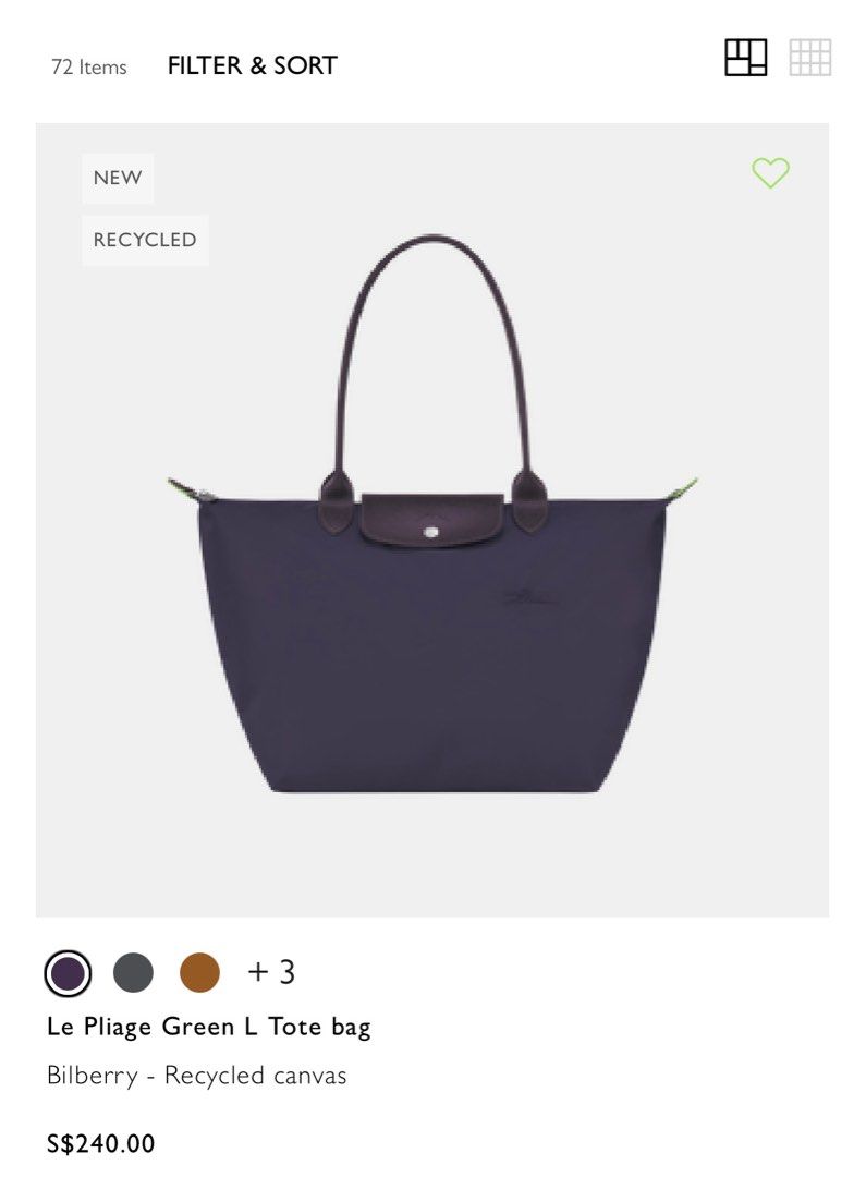 Longchamp le pliage L tote bag authentic Luxury Bags Wallets