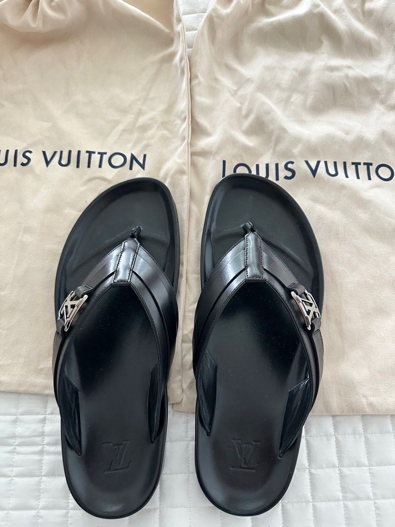 Louis Vuitton slippers worn once Luxury Sneakers Footwear on