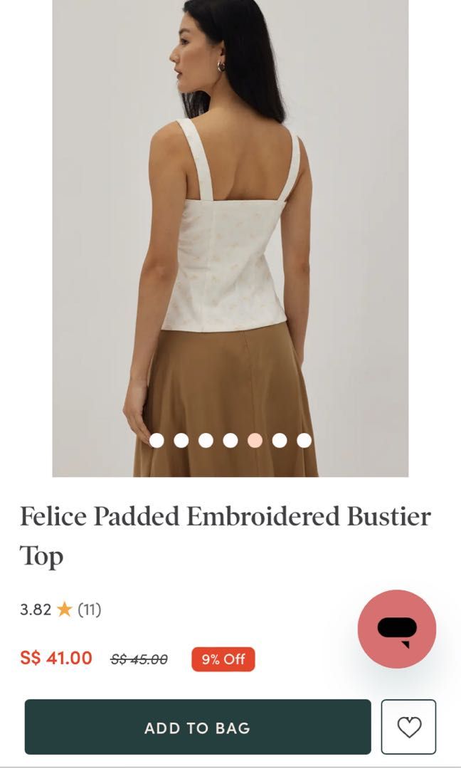 Allegria Pleated Bustier Top