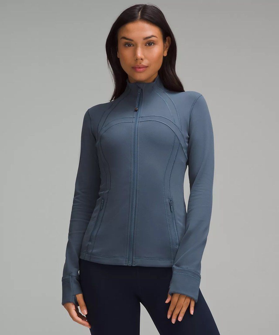 NEW Women Lululemon Hooded Define Jacket Mesh Vent Nulu Pastel Blue Size 6