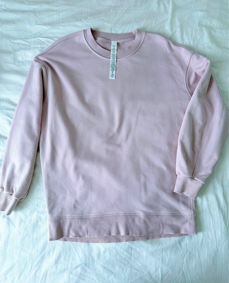 Lululemon light pink sweater sweatshirt