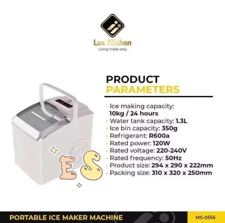 Lux Kiichen Portable Ice Maker Machine (Category: Refrigerators and Freezers) located in Manila. Submitted by saguittarian06 (Listing ID 1277267904, Image 3). Description: .
