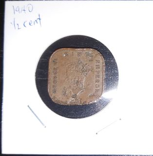 1940 1 CENT MALAYSIA COIN J536