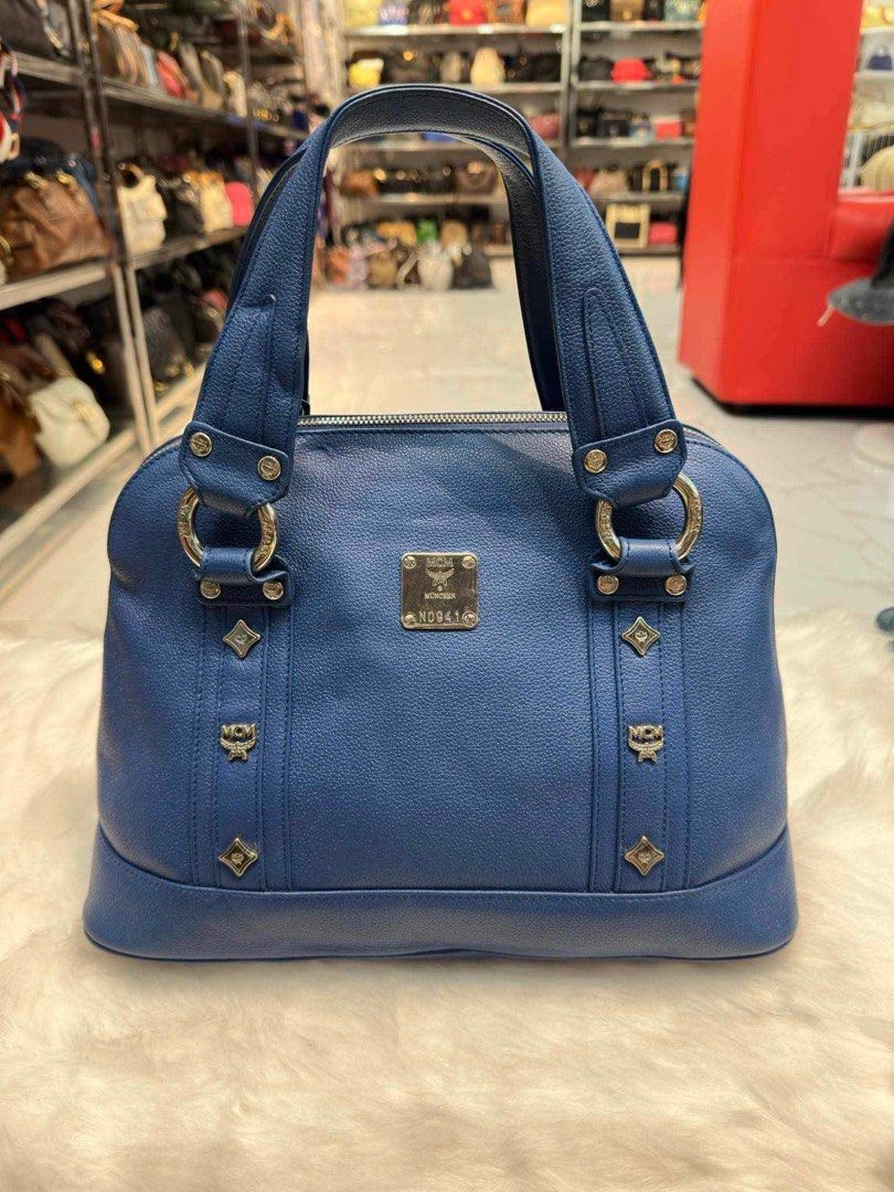 Mcm alma store bag
