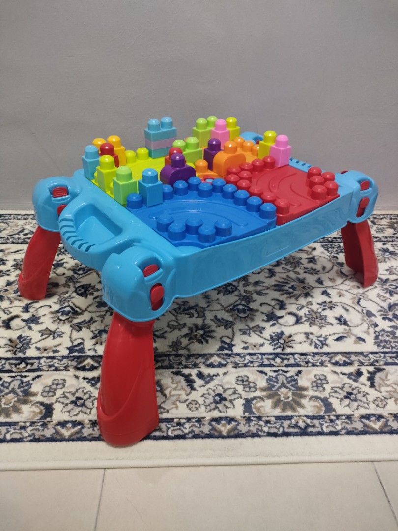 Mega bloks activity table sale