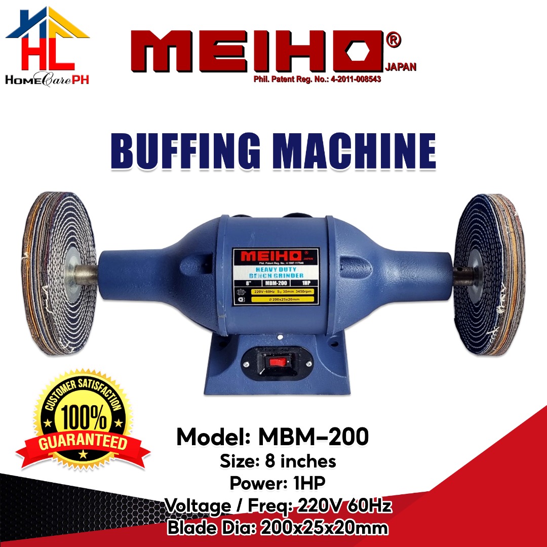 Meiho Buffing Machine 8 inches, Commercial & Industrial, Industrial ...