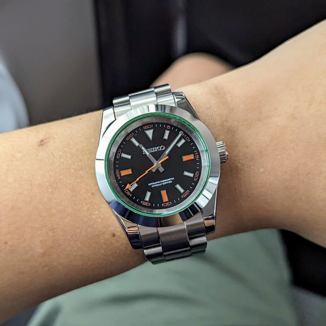 Milgauss 39mm SeikoMod Custom Handmade Men s Fashion Watches