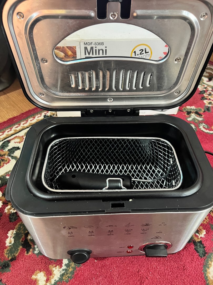 Mini deep fryer tv home appliances kitchen appliances fryers on