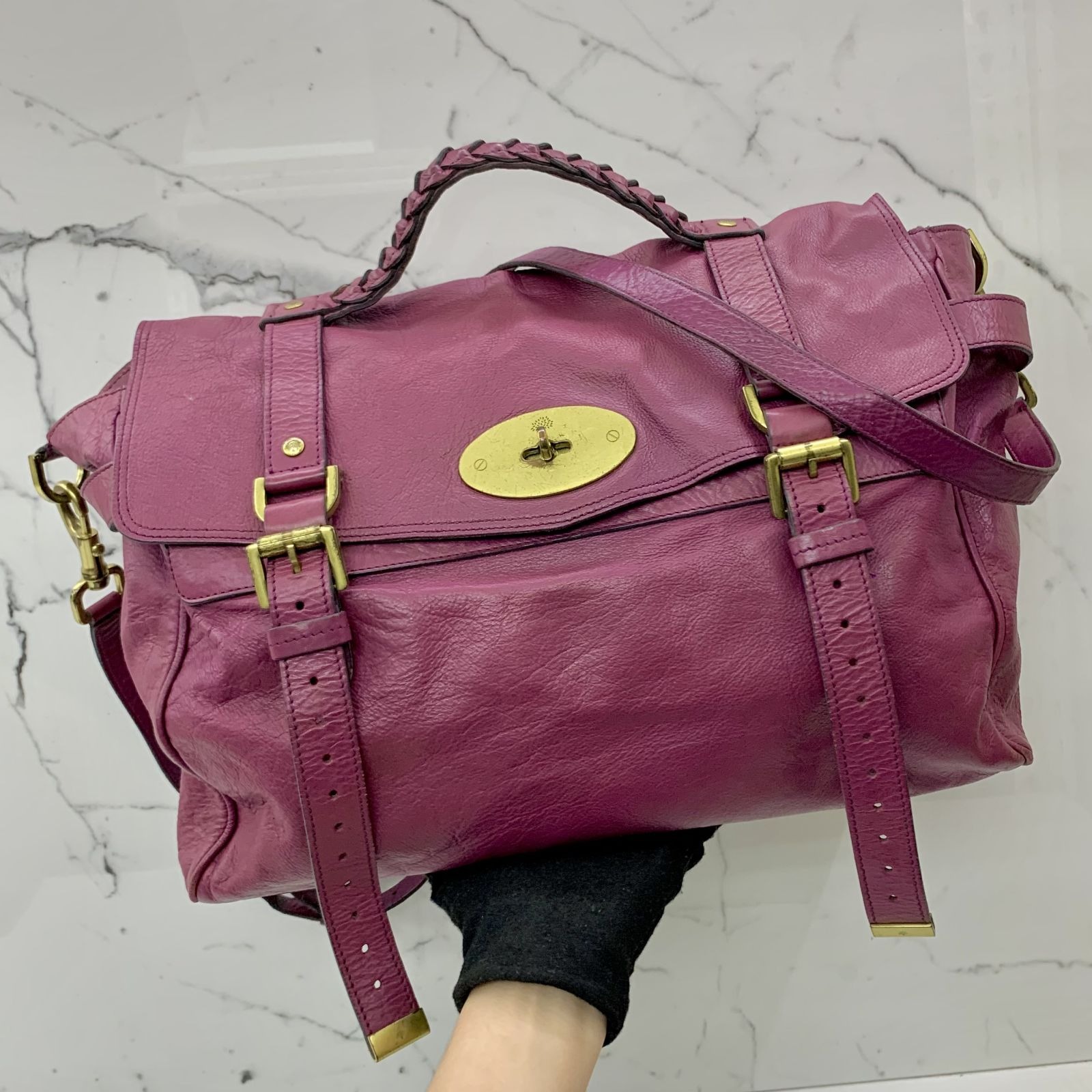 Purple mulberry handbag outlet