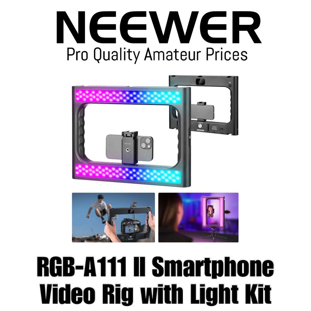 NEEWER 2 Pack Upgraded RGB 660 PRO II LED Video Light
