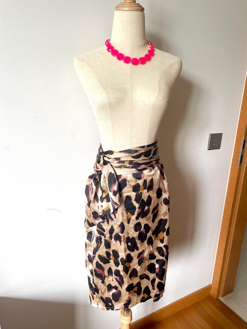 Jaspre leopard skirt how to tie hot sale