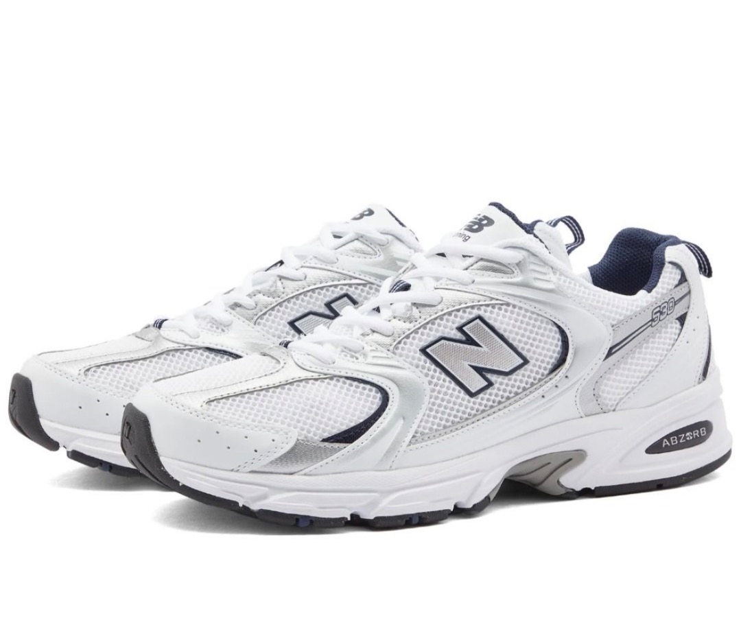 new balance 530 white/blue, Men's Fashion, Footwear, Sneakers on Carousell