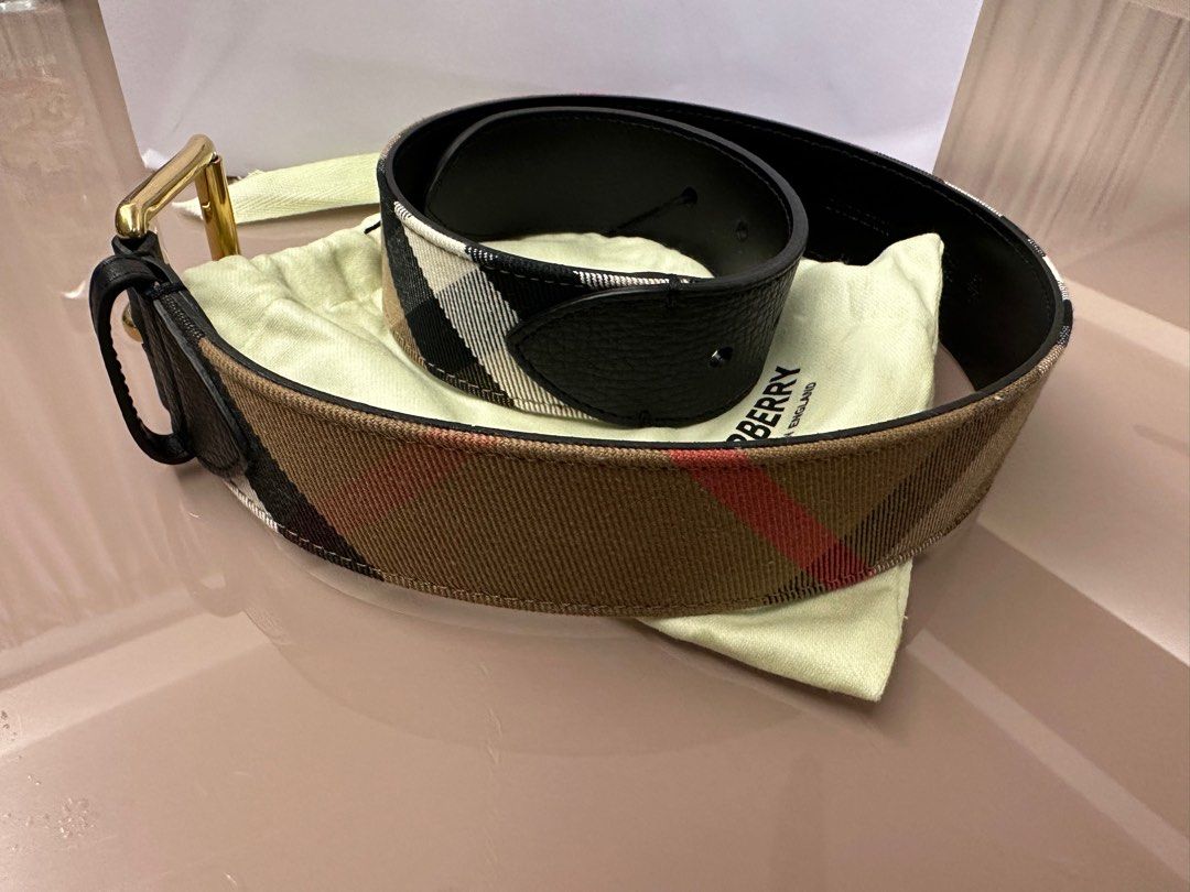 Burberry belt size store