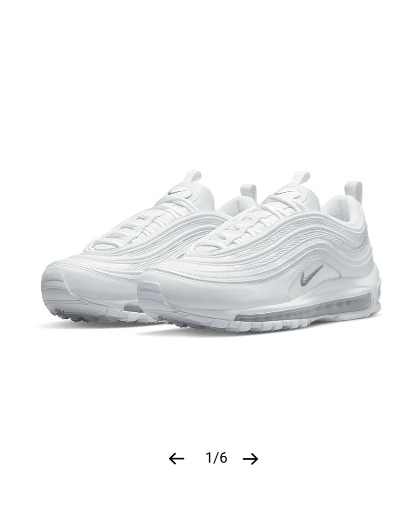 All white 97 air top max womens