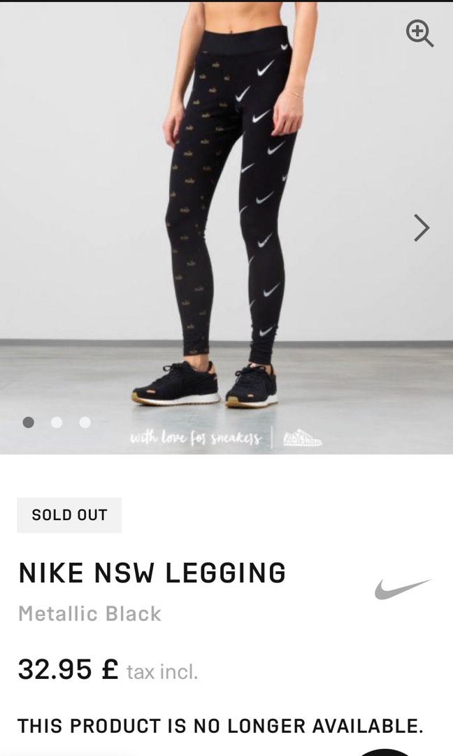 Metallic nike cheap leggings
