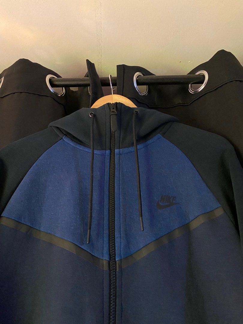 NIKE TECH FLEECE HOODIE two tone Men s Fashion Coats Jackets and Outerwear on Carousell