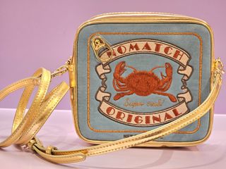 NoMatch淺金色鏡面單肩包64243933261827110