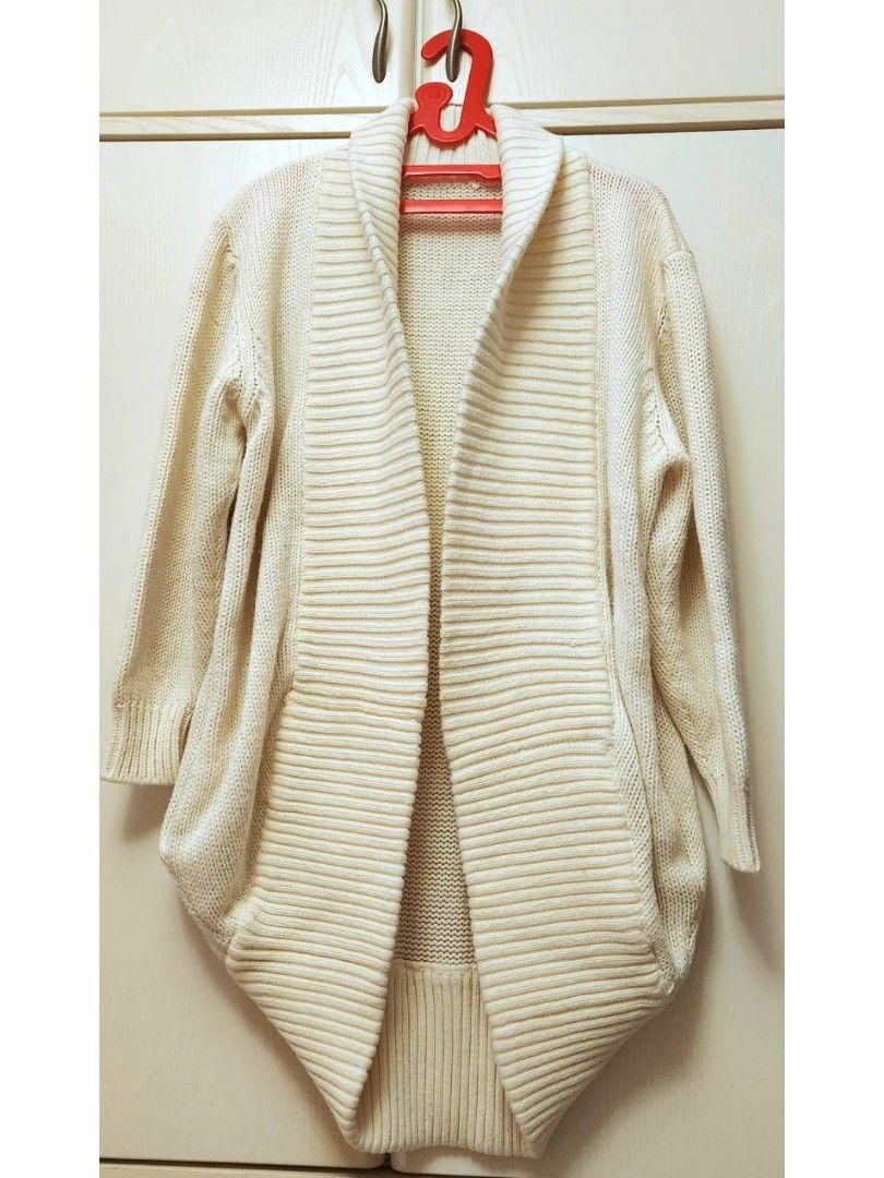 White knit jacket on sale